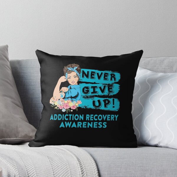 Item preview, Addiction Recovery Warrior - Never Give Up! - Support Addiction Recovery Warrior Gifts designed and sold by whlrcheryl.