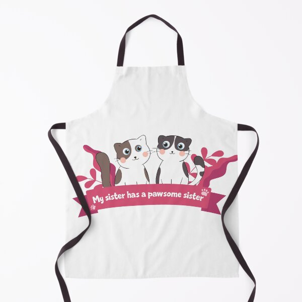 Item preview, My sister has a Pawsome sister Sisters Day Best Friends Cat Meow Paw Design designed and sold by QuanJewelry.