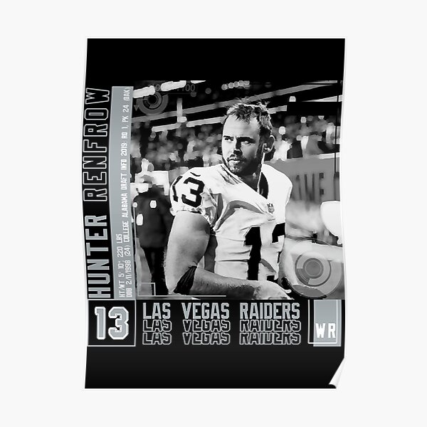 Hunter Renfrow 13 Las Vegas Raiders football player poster gift shirt,  hoodie, sweater, long sleeve and tank top