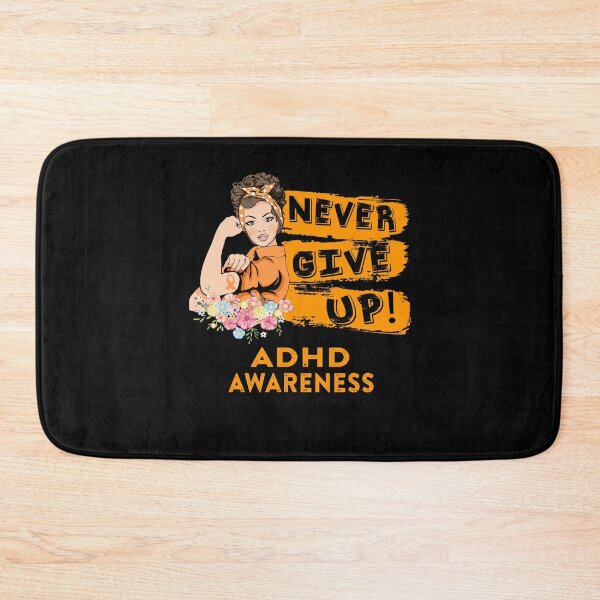 Item preview, ADHD Warrior - Never Give Up! - Support ADHD Warrior Gifts designed and sold by whlrcheryl.