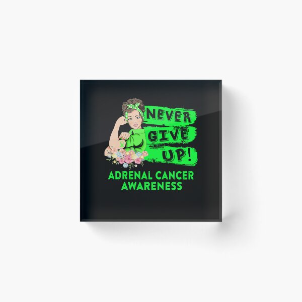 Item preview, Adrenal Cancer Warrior - Never Give Up! - Support Adrenal Cancer Warrior Gifts designed and sold by whlrcheryl.