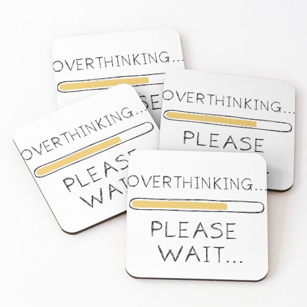 Item preview, Overthinking ... Please Wait ... designed and sold by lunacarter.