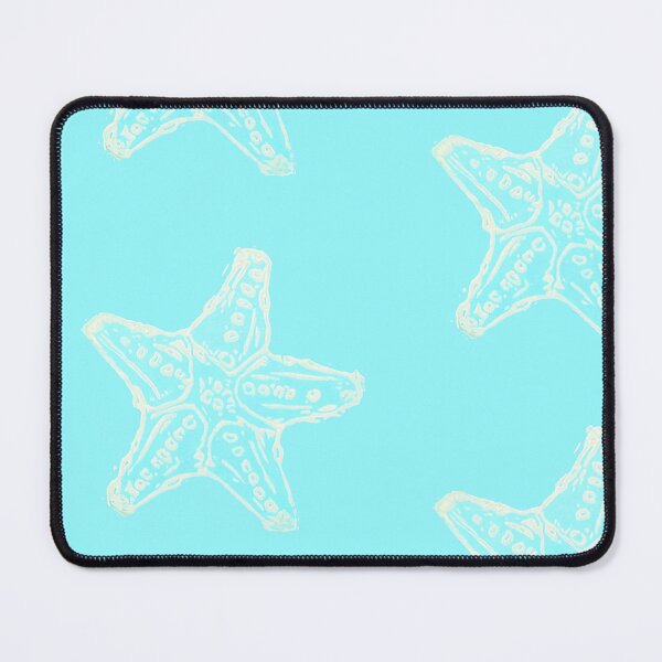 Item preview, Starfish, patterned blue designed and sold by Anna Effenberger Art.