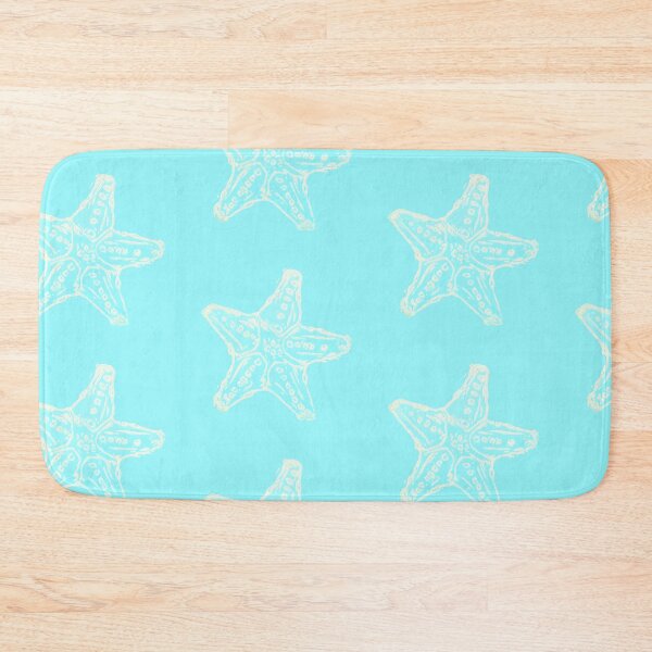 Item preview, Starfish, patterned blue designed and sold by Anna Effenberger Art.