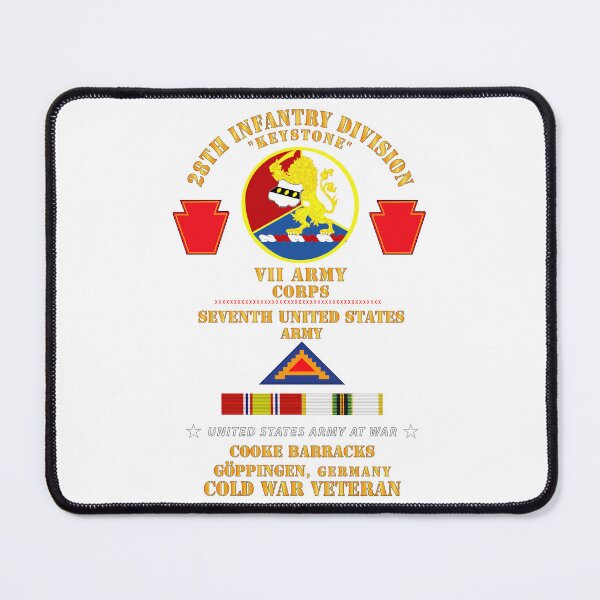 Item preview, Army - 28th Inf Div, VII Corps, 7th Army - Goppingen, Germany w COLD SVC X 300 designed and sold by Military Insignia Products.