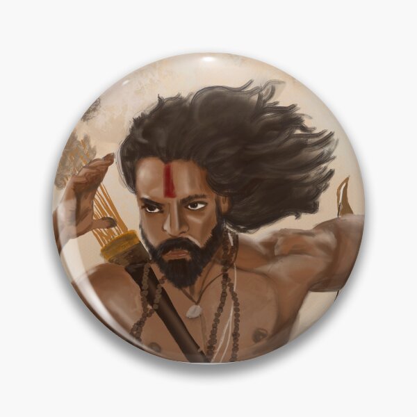 Item preview, Raju | RRR Bollywood Fan Art designed and sold by NettlesandPaint.