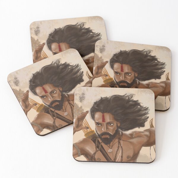 Item preview, Raju | RRR Bollywood Fan Art designed and sold by NettlesandPaint.