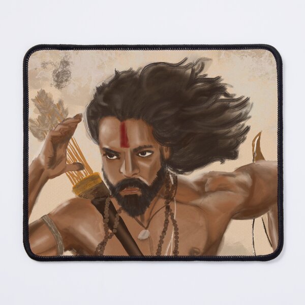 Item preview, Raju | RRR Bollywood Fan Art designed and sold by NettlesandPaint.