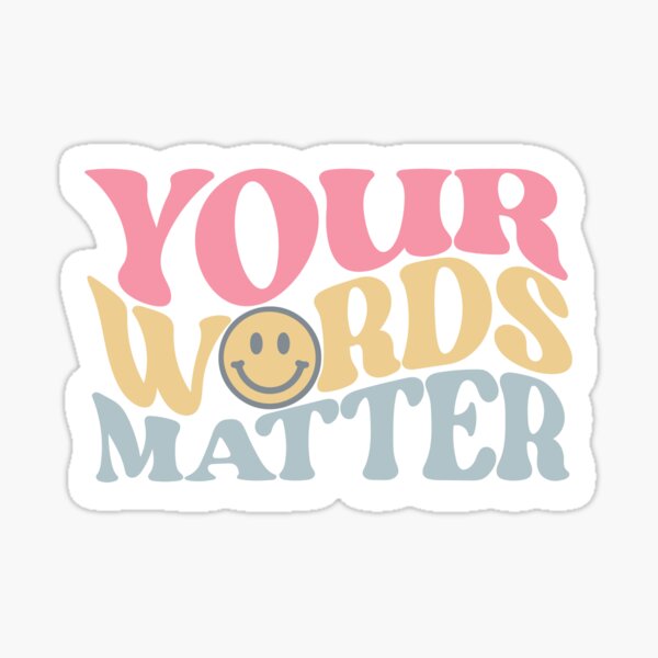 Words Stickers for Sale