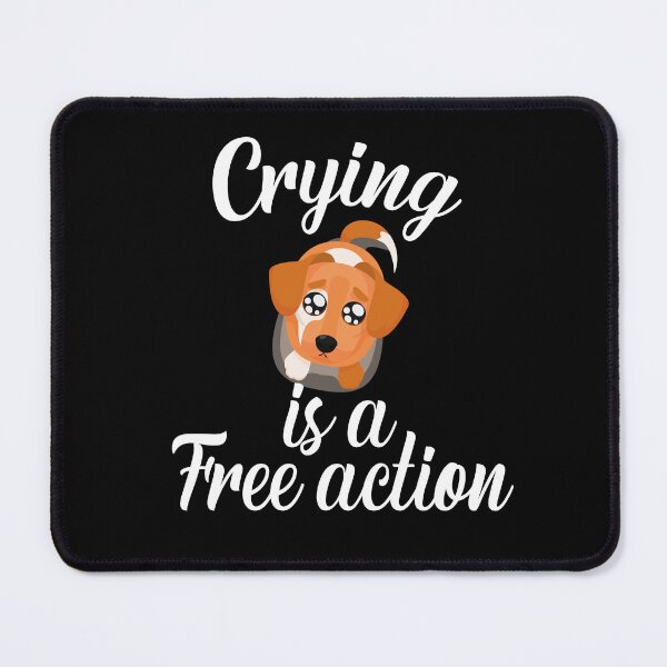 Item preview, cute dog cry ,crying is a free action designed and sold by CHOOSEYOURS SHOP.