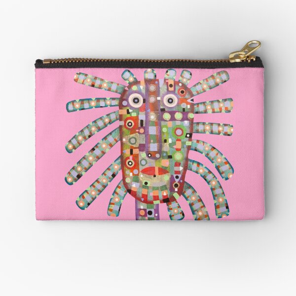 Girl with new hairstyle Zipper Pouch