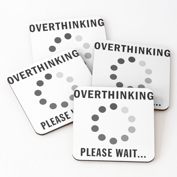 Item preview, Overthinking ... Please Wait ... designed and sold by lunacarter.