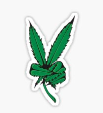 Peace Sign Pot Sticker