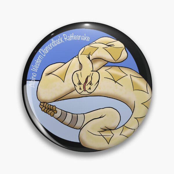 Item preview, Albino Western Diamondback Rattlesnake  designed and sold by IronGator.