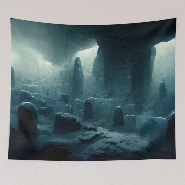 Item preview, Catacombs of Ice and Obsidian designed and sold by FantasyAI.