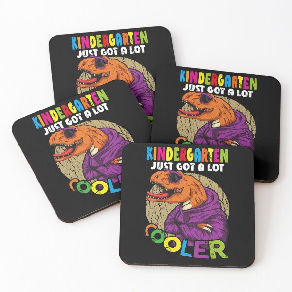 Item preview, Kindergarten Just Got Cooler Dinosaur Back to School designed and sold by Zulfiqqar.