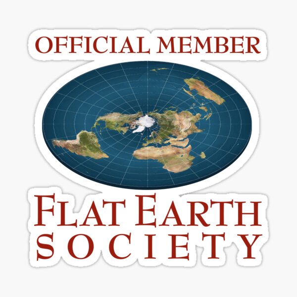 Item preview, Flat Earth Society designed and sold by Futurebeachbum.