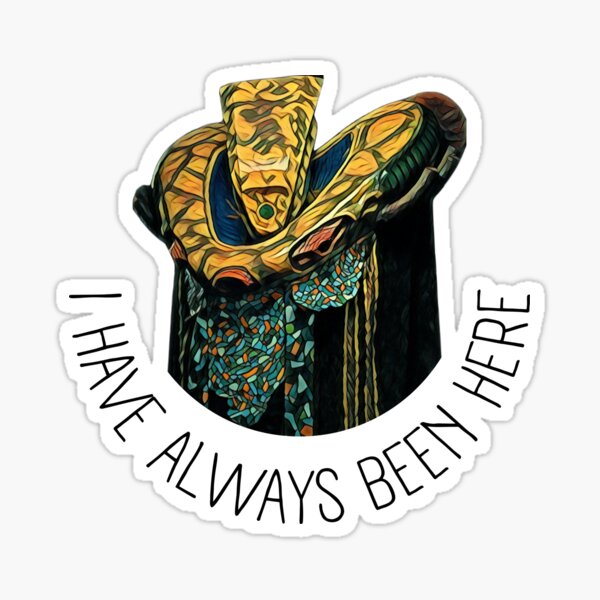 Item preview, The Ambassador - I have always been here - Black - Sci-Fi designed and sold by Fenay Designs.
