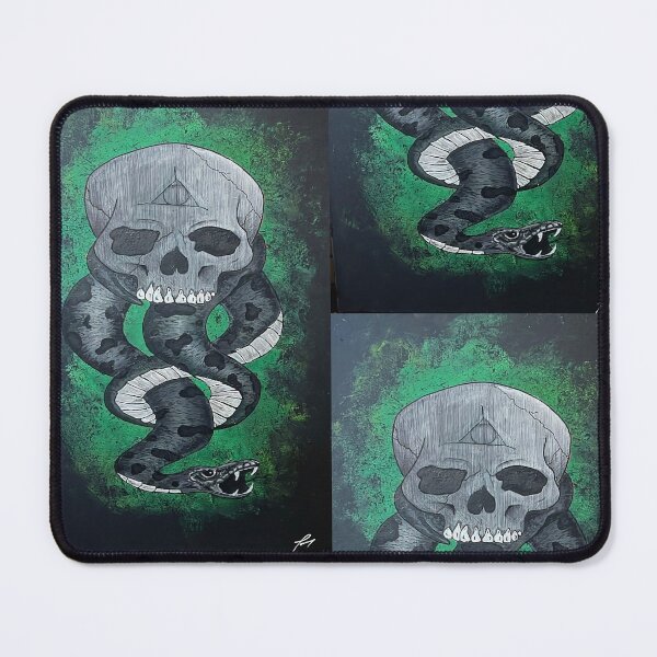 Item preview, Skull and snake designed and sold by artbyTommy.