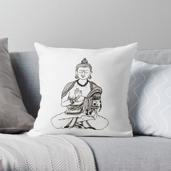 Buddha Throw Pillow
