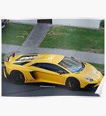 Lamborghini Aventador SV Poster