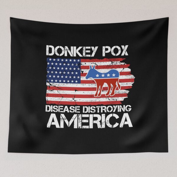 Item preview, Donkey Pox Disease Destroying America  designed and sold by Tema EL.