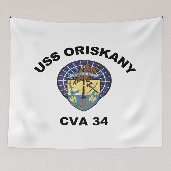 Item preview, Crest of USS Oriskany (CV/CVA-34) designed and sold by Nikki SpaceStuffPlus.