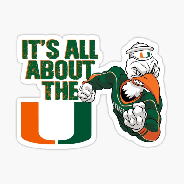University of Miami Car Magnet Set - Game Day Dots - Stickers