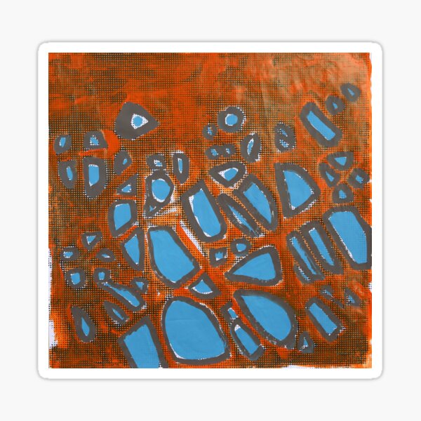 Ocean Sunset Blast Sticker