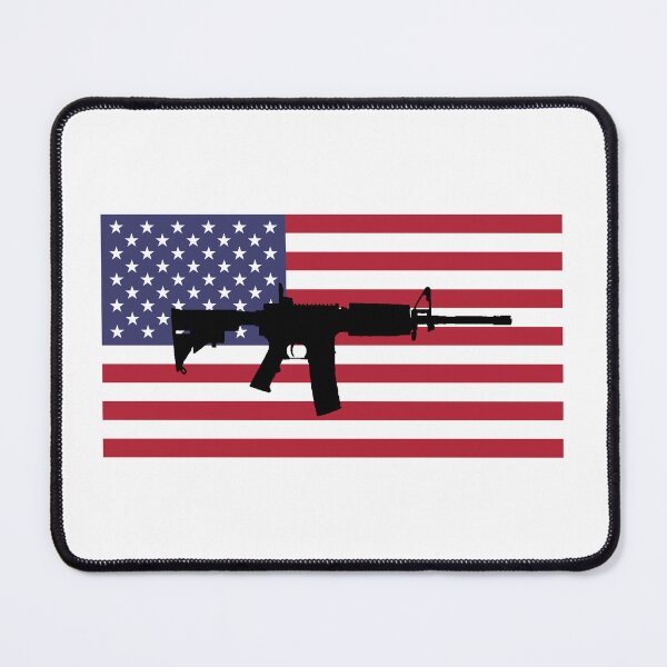 Item preview, M4 rifle with American Flag designed and sold by rowedave76.