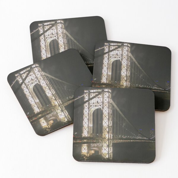Item preview, George Washington Bridge on the 4th of July designed and sold by HarrietRGoren.