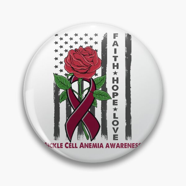 Item preview, Faith Hope Love Sickle Cell Anemia Awareness American Flag designed and sold by Kohend.