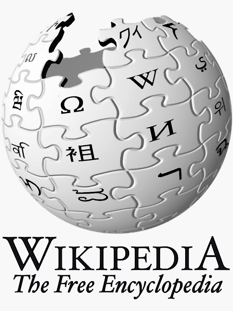 "Wikipedia Logo" Sticker For Sale By Juneelcher | Redbubble