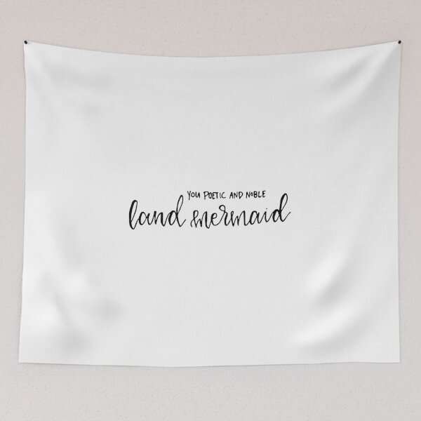 Item preview, You Poetic And Noble Land Mermaid designed and sold by hintofmint.