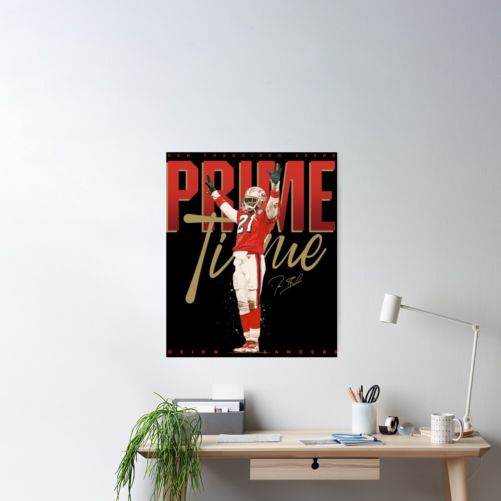 ASIOADWNA Prime time Deion Sanders Poster Metal  