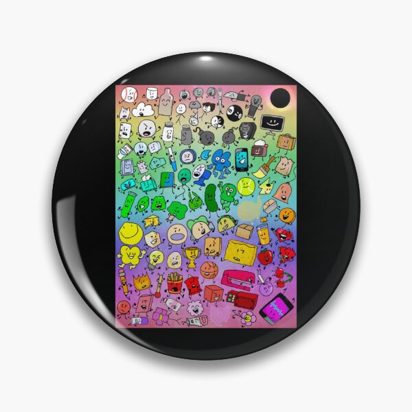Item preview, Bfdi Inanimate Insanity All Characters (Rainbow) Classic T-Shirt designed and sold by dorarosy2.