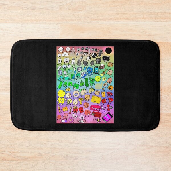 Item preview, Bfdi Inanimate Insanity All Characters (Rainbow) Classic T-Shirt designed and sold by dorarosy2.