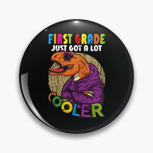 Item preview, First 1st Grade Just Got Cooler Dinosaur Back to School designed and sold by Zulfiqqar.