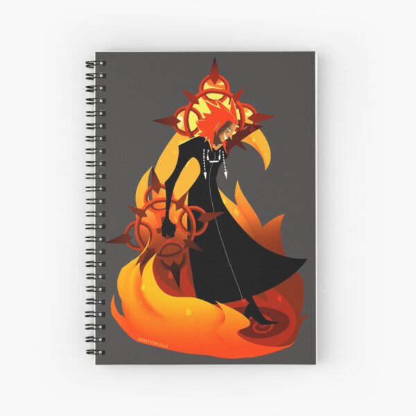 Vista previa del artículo con la obra «Fiery Axel», diseñado y vendido por MintySkulls.
