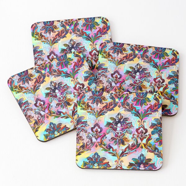 Item preview, Victorian Botanical Pattern (14) Acid Trip designed and sold by Roguejackalope.