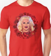 Satanic Katya Zamolodchikova With Flowers - Rupaul's Drag Race Unisex T-Shirt