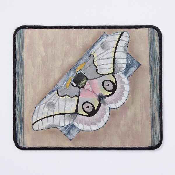 Item preview, Pink Polyphemus moth designed and sold by Indi's Art.