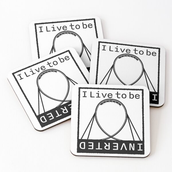 Item preview, I Live to be Inverted (Black) designed and sold by Thrilltography.