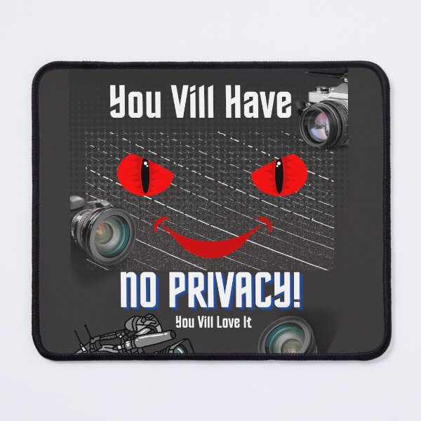 Item preview, You Vill Have No Privacy-Schwab's The Fourth Revolution Dystopia 2030 Black  designed and sold by RandomlyMee.
