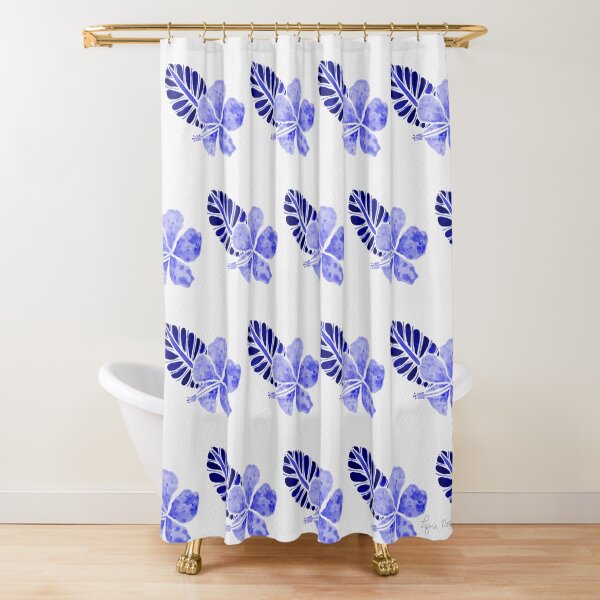 Hibiscus Tropical Shower Curtain