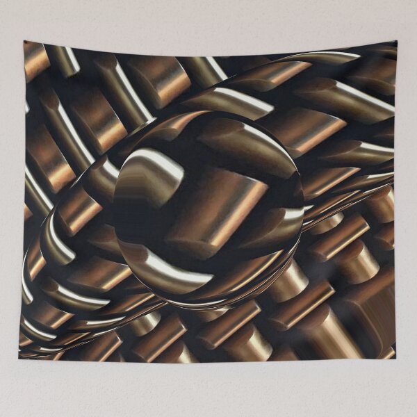 Item preview, Bronze Brown White Abstract By iritof designed and sold by iritof.