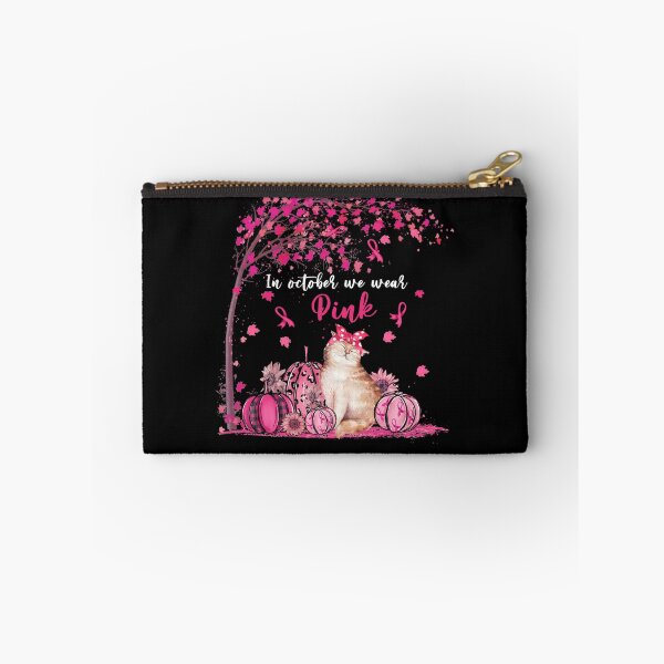 Artikelvorschau, Im Oktober tragen wir Pink Pumpkin Cat Breast Cancer Awareness entworfen und verkauft von KimberlyOppen.