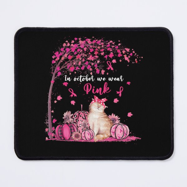 Artikelvorschau, Im Oktober tragen wir Pink Pumpkin Cat Breast Cancer Awareness entworfen und verkauft von KimberlyOppen.