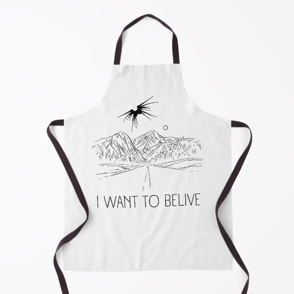 Item preview, I Want to Belive - Shadow Ship Over a Road - White - Sci-Fi designed and sold by Fenay Designs.