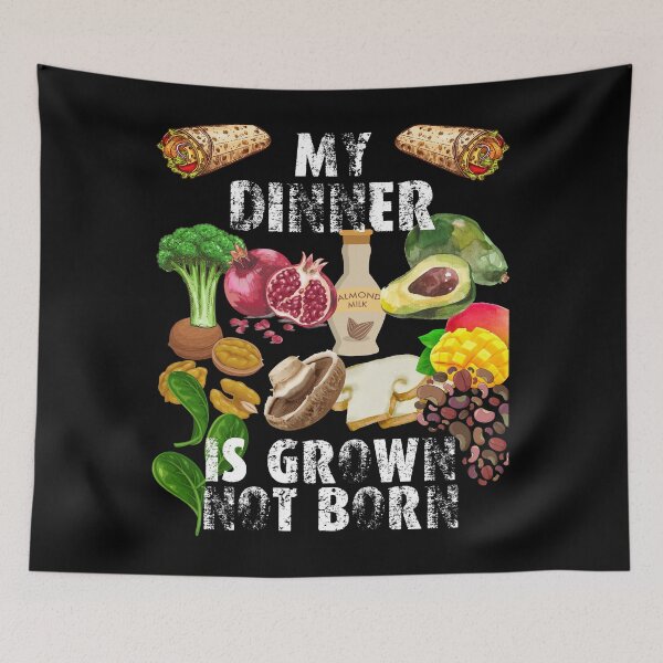Item preview, my dinner is grown not born designed and sold by movie-popcorn.